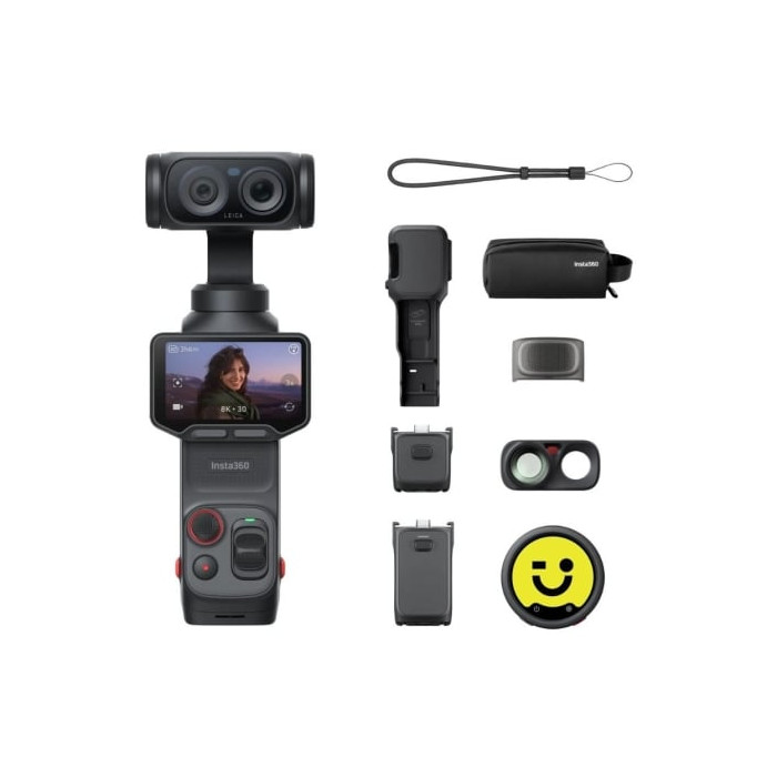 Cámara Digital Deportiva Insta360 Luna Ultra Pack Creador/ 8K/ Ángulo de visión 360º/ Negra | Cámaras Digitales
