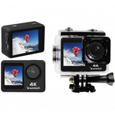 Cámara Digital Deportiva Sunstech Adventure 4K/ 16MP/ Ángulo de visión 170º/ Negra | Cámaras Digitales