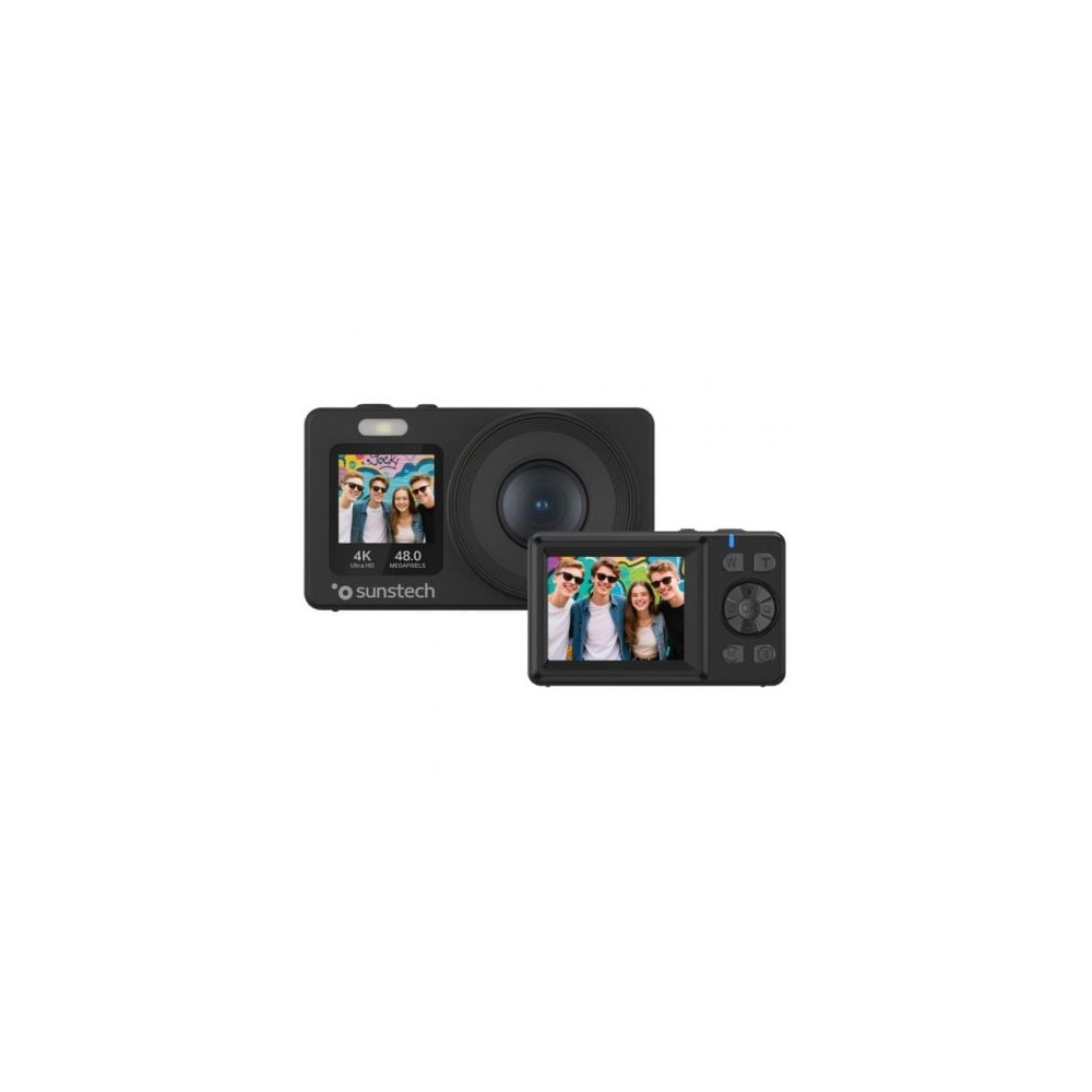 Cámara Digital Sunstech DCAM4825/ 48MP/ Zoom Óptico 18x/ Negra | Cámaras Digitales