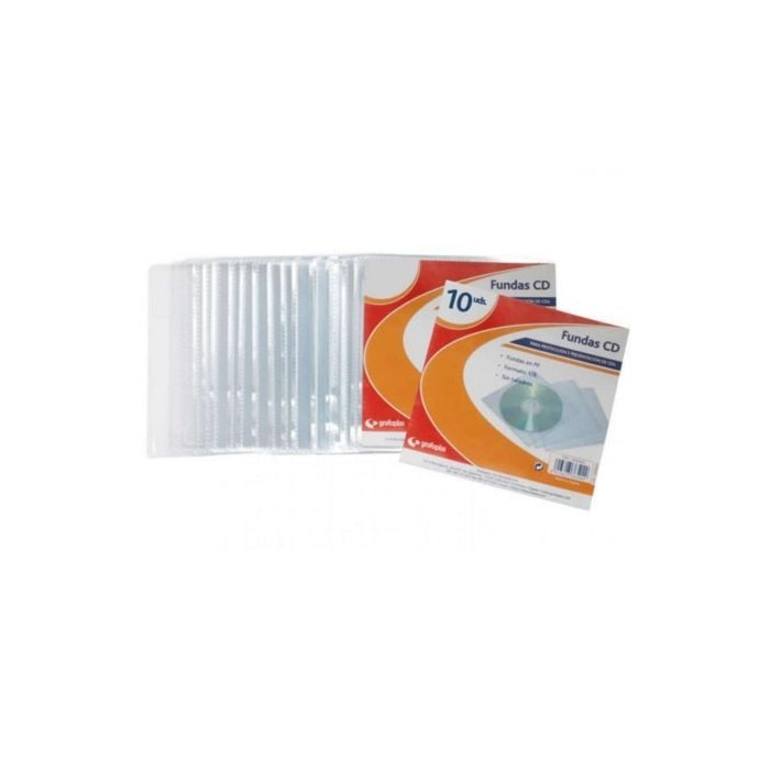 Funda CD Grafoplás 13650000/ 10 unidades | Dosiers