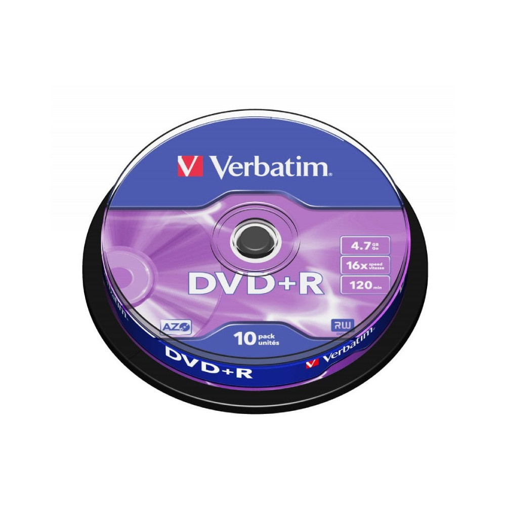 DVD+R Verbatim Advanced AZO 16X/ Tarrina-10uds | DVD