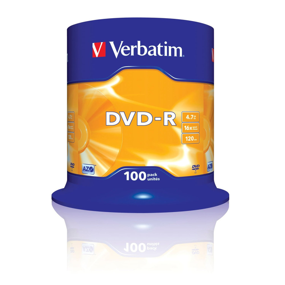 DVD-R Verbatim Advanced AZO 16X/ Tarrina-100uds | DVD