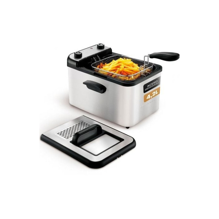 Freidora Grunkel Maxi Fry Pro/ 3000W/ Capacidad 4.2L | Freidoras