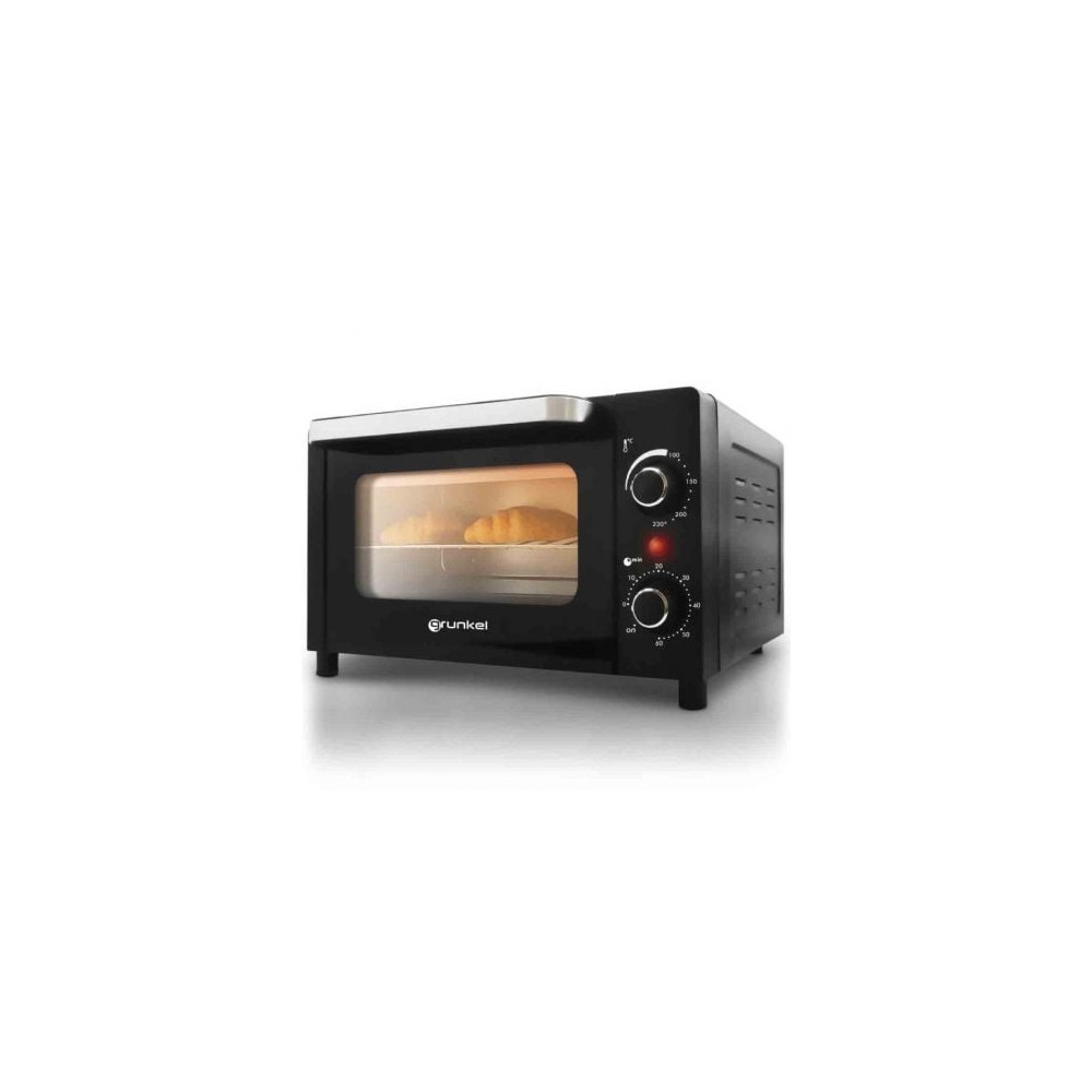 Horno de Sobremesa Grunkel HR-10MINI/ 1600W/ Capacidad 10L/ Negro | Mini Hornos