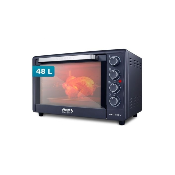 Horno de Sobremesa Grunkel HR-48PROMAX/ 2200W/ Capacidad 48L/ Negro | Mini Hornos