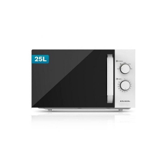 Microondas Grunkel MW-25EASY/ 850W/ Capacidad 25L/ Blanco | Microondas