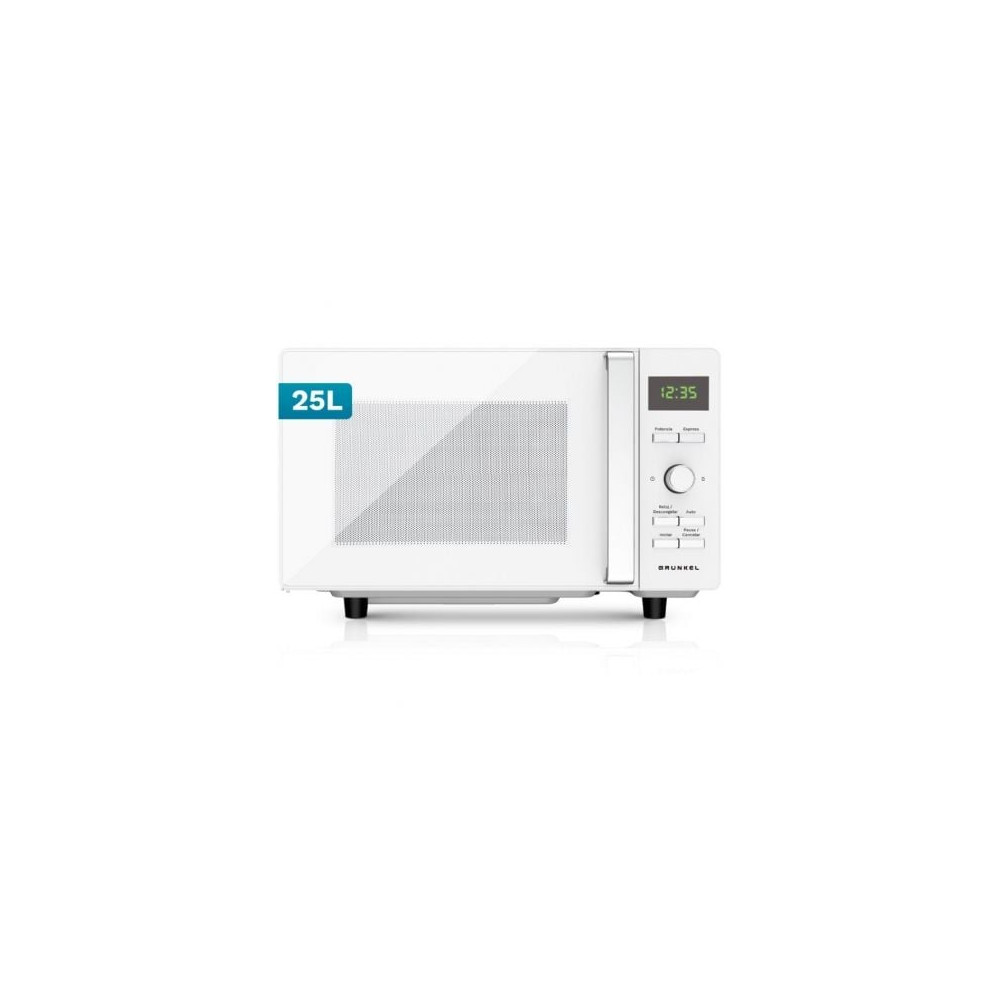 Microondas Grunkel MWD-25FLAT/ 800W/ Capacidad 25L/ Blanco | Microondas