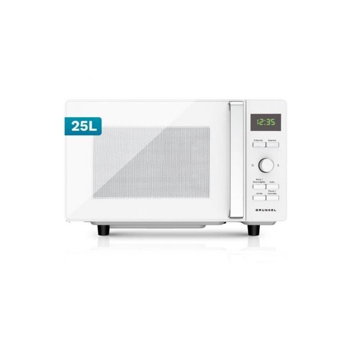 Microondas Grunkel MWD-25FLAT/ 800W/ Capacidad 25L/ Blanco | Microondas