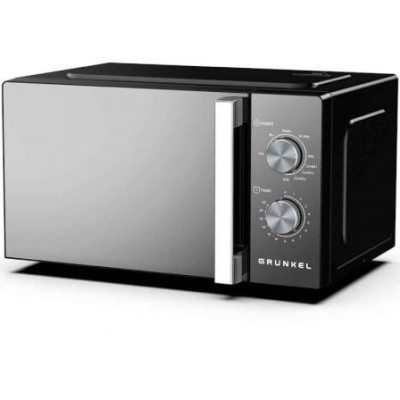 Microondas Grunkel MWG-20ESPEJO/ 800W/ Capacidad 20L/ Función Grill/ Negro | Microondas