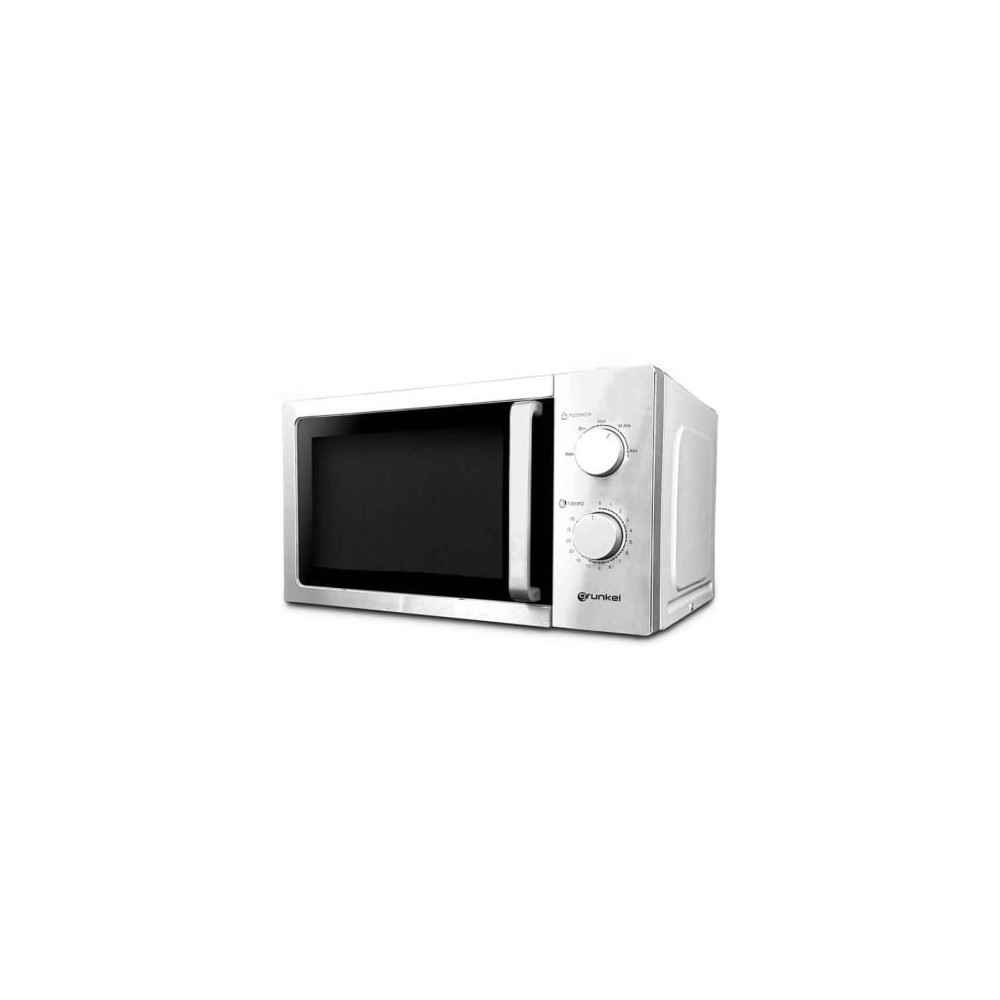 Microondas Grunkel MWG-20INOX/ 700W/ Capacidad 20L/ Funcion Grill/ Plata | Microondas