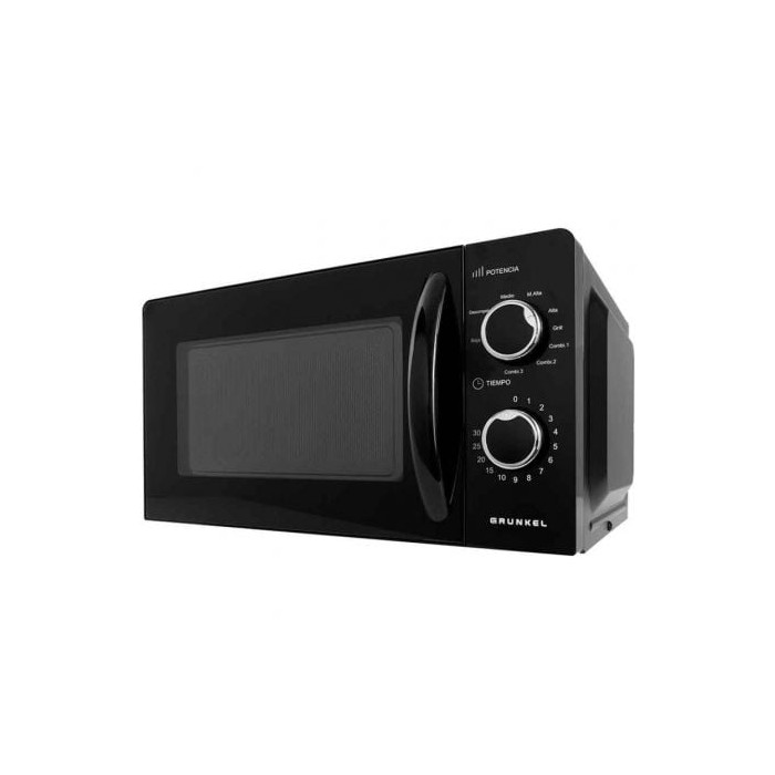 Microondas Grunkel MWG-20NG/ 700W/ Capacidad 20L/ Funcion Grill/ Negro | Microondas