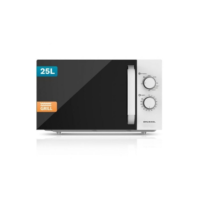 Microondas Grunkel MWG-25GRILL/ 850W/ Capacidad 25L/ Funcion Grill/ Blanco | Microondas