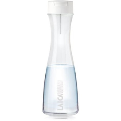 Botella Filtrante Laica GlaSSmart/ Capacidad 1.1L/ Blanca/ Incluye 2 Filtros | Hervidores