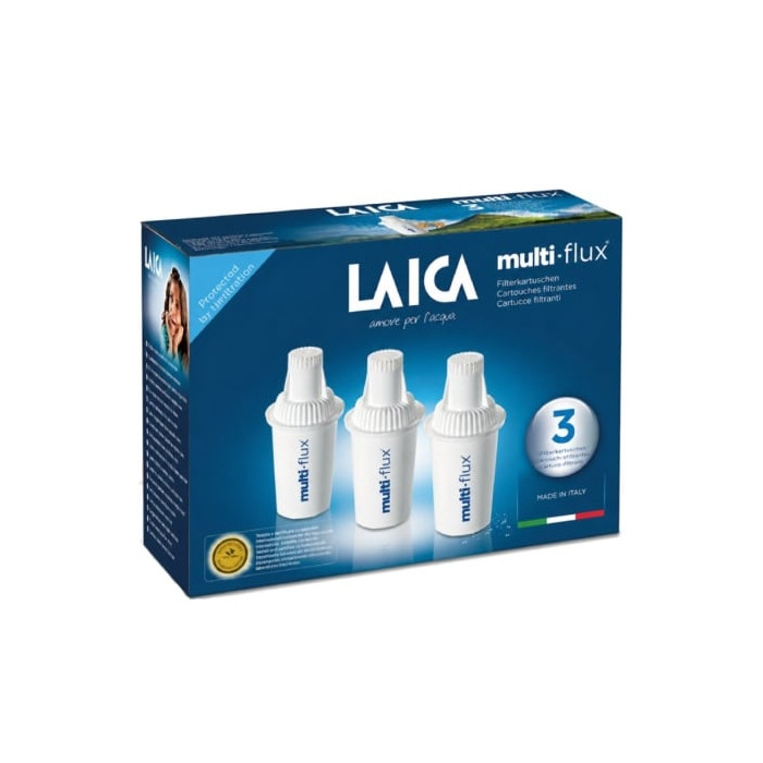 Cartucho de Filtro de Agua Laica MULTI-FLUX F3A3/ Pack de 3 Unidades | Hervidores