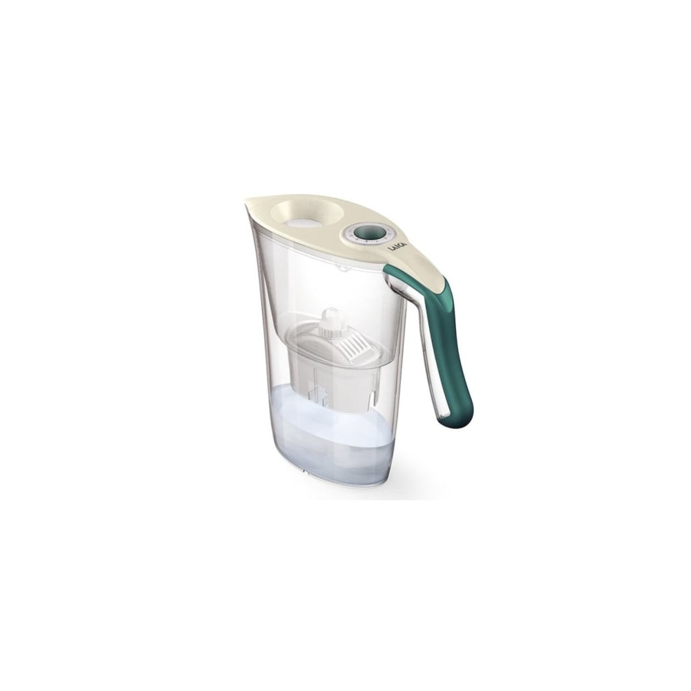 Pack Jarra Filtrante Laica Carmen Tosca/ 2.3L/ Verde Oscuro/ Jarra + 1 Filtro BI-FLUX | Hervidores