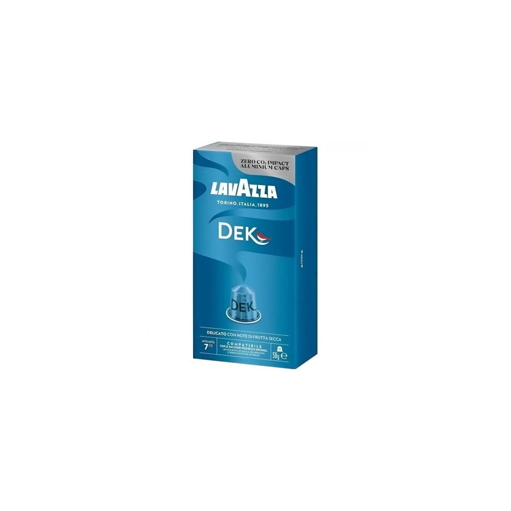 Cápsula Lavazza Espresso Decaf Descafeinado para cafeteras Nespresso/ Caja de 10 | Cápsulas