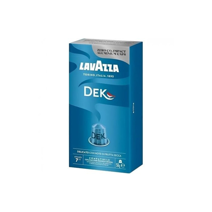 Cápsula Lavazza Espresso Decaf Descafeinado para cafeteras Nespresso/ Caja de 10 | Cápsulas
