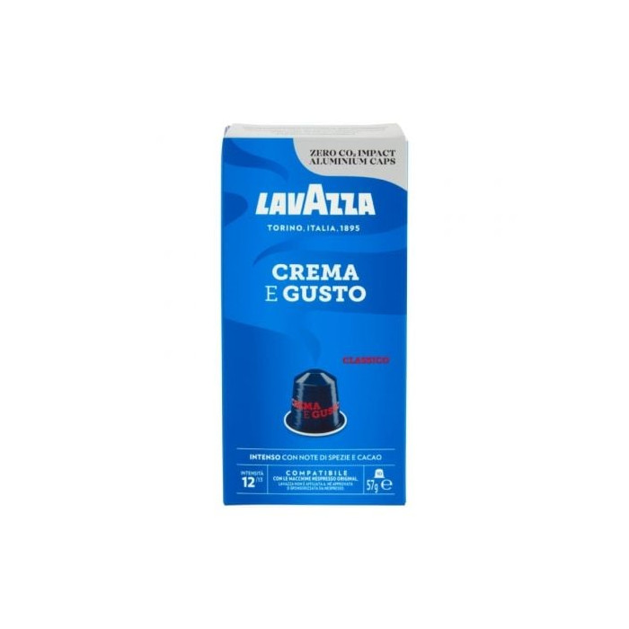 Cápsula Lavazza Crema e Gusto Clásico para cafeteras Nespresso/ Caja de 10 | Cápsulas