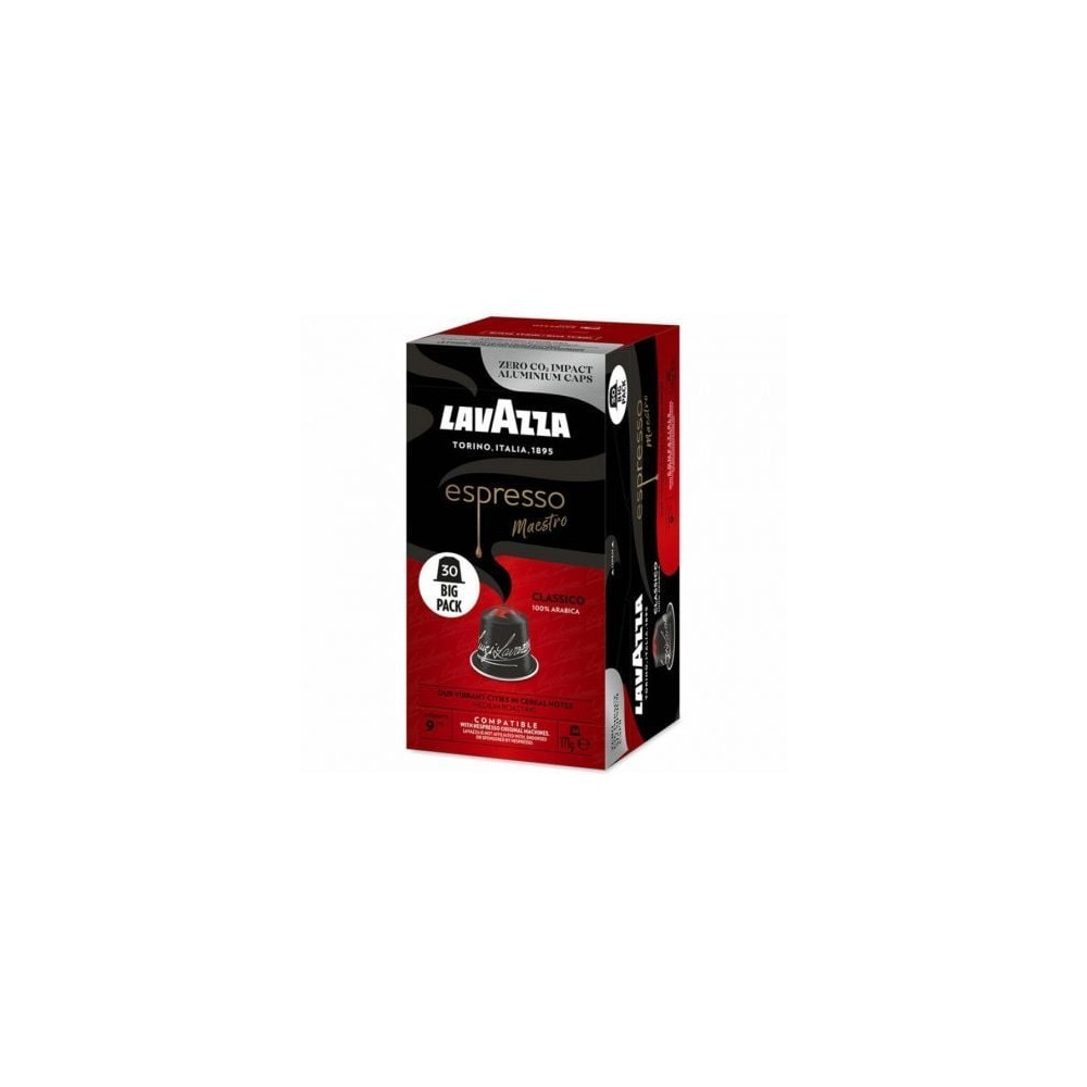 Cápsula Lavazza Espresso Maestro Clásico para cafeteras Nespresso/ Caja de 30 | Cápsulas