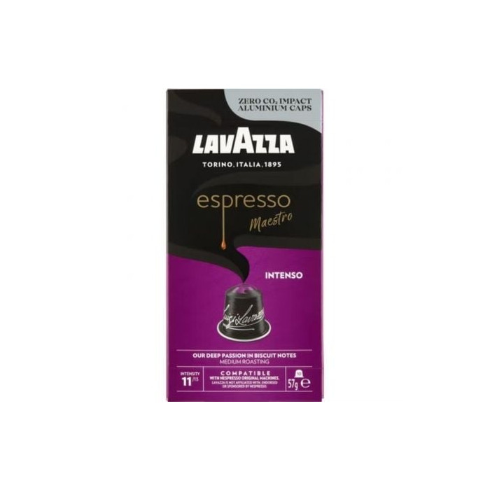 Cápsula Lavazza Espresso Maestro Intenso para cafeteras Nespresso/ Caja de 10 | Cápsulas