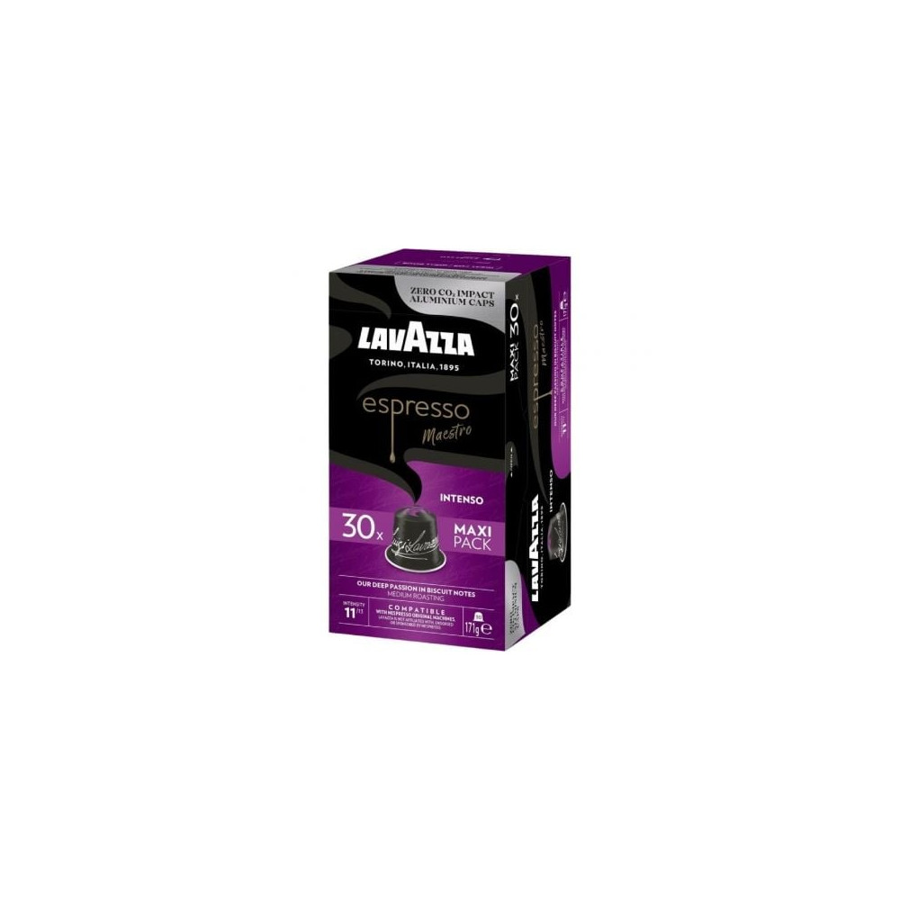 Cápsula Lavazza Espresso Maestro Intenso para cafeteras Nespresso/ Caja de 30 | Cápsulas