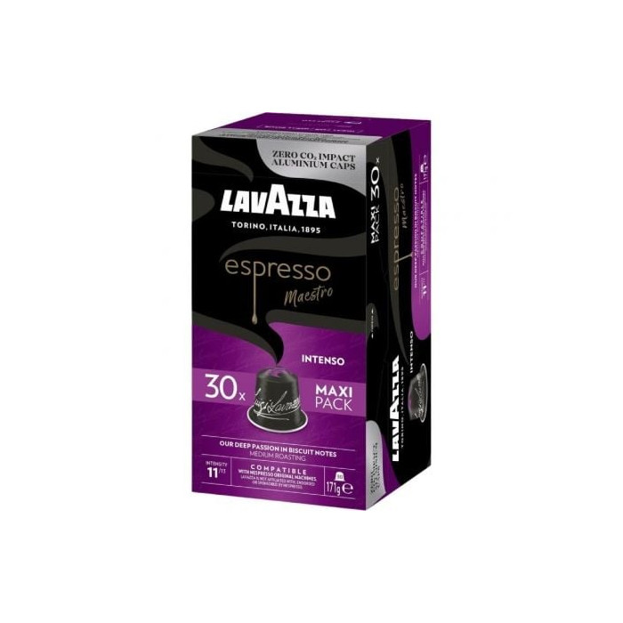 Cápsula Lavazza Espresso Maestro Intenso para cafeteras Nespresso/ Caja de 30 | Cápsulas