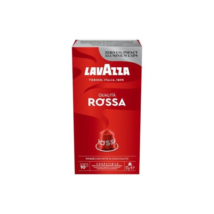 Cápsula Lavazza Qualitá Rossa para cafeteras Nespresso/ Caja de 10 | Cápsulas