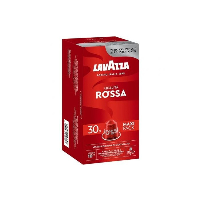 Cápsula Lavazza Qualitá Rossa para cafeteras Nespresso/ Caja de 30 | Cápsulas