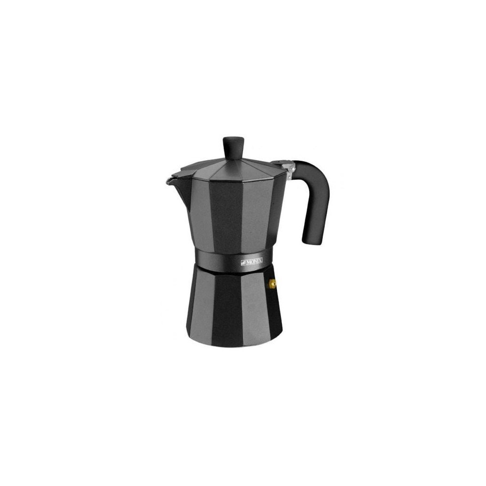 Cafetera Italiana Monix Noir M640003/ 3 Tazas/ Negra | Cafeteras