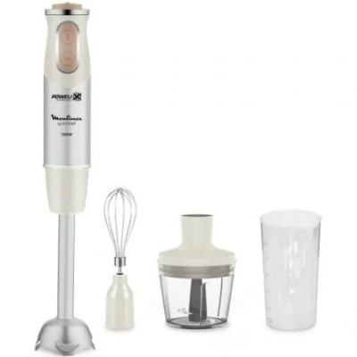 Batidora de mano Moulinex Quickchef/ 1000W/ 10 Velocidades/ Capacidad 800ml/ Incluye Varillas, Picadora y Vaso Medidor | Batidor