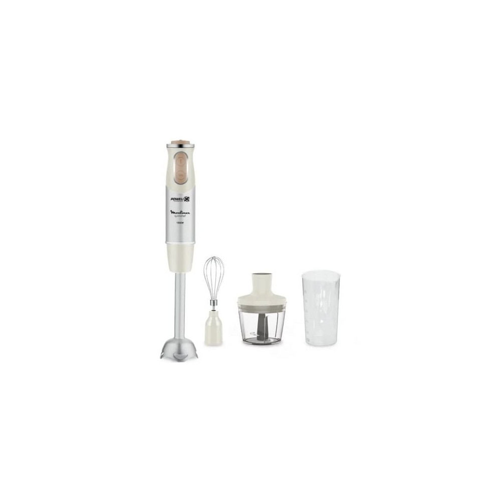 Batidora de mano Moulinex Quickchef/ 1000W/ 10 Velocidades/ Capacidad 800ml/ Incluye Varillas, Picadora y Vaso Medidor | Batidor