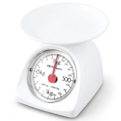 Báscula de Cocina Orbegozo PC 1015/ hasta 2kg/ Blanca | Balanzas