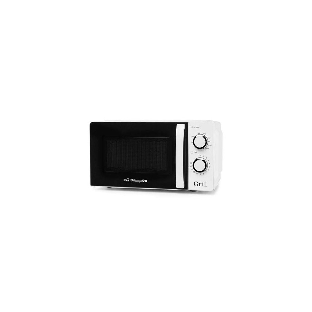 Microondas Orbegozo MIG 2130/ 700W/ Capacidad 20L/ Función Grill/ Blanco | Microondas