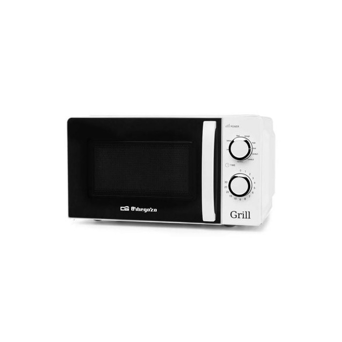 Microondas Orbegozo MIG 2130/ 700W/ Capacidad 20L/ Función Grill/ Blanco | Microondas