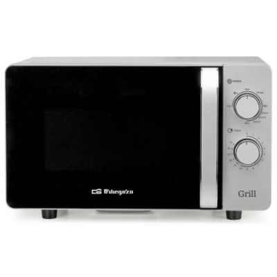 Microondas Orbegozo MIG 2072 CE/ 700W/ Capacidad 20L/ Función Grill/ Gris | Microondas