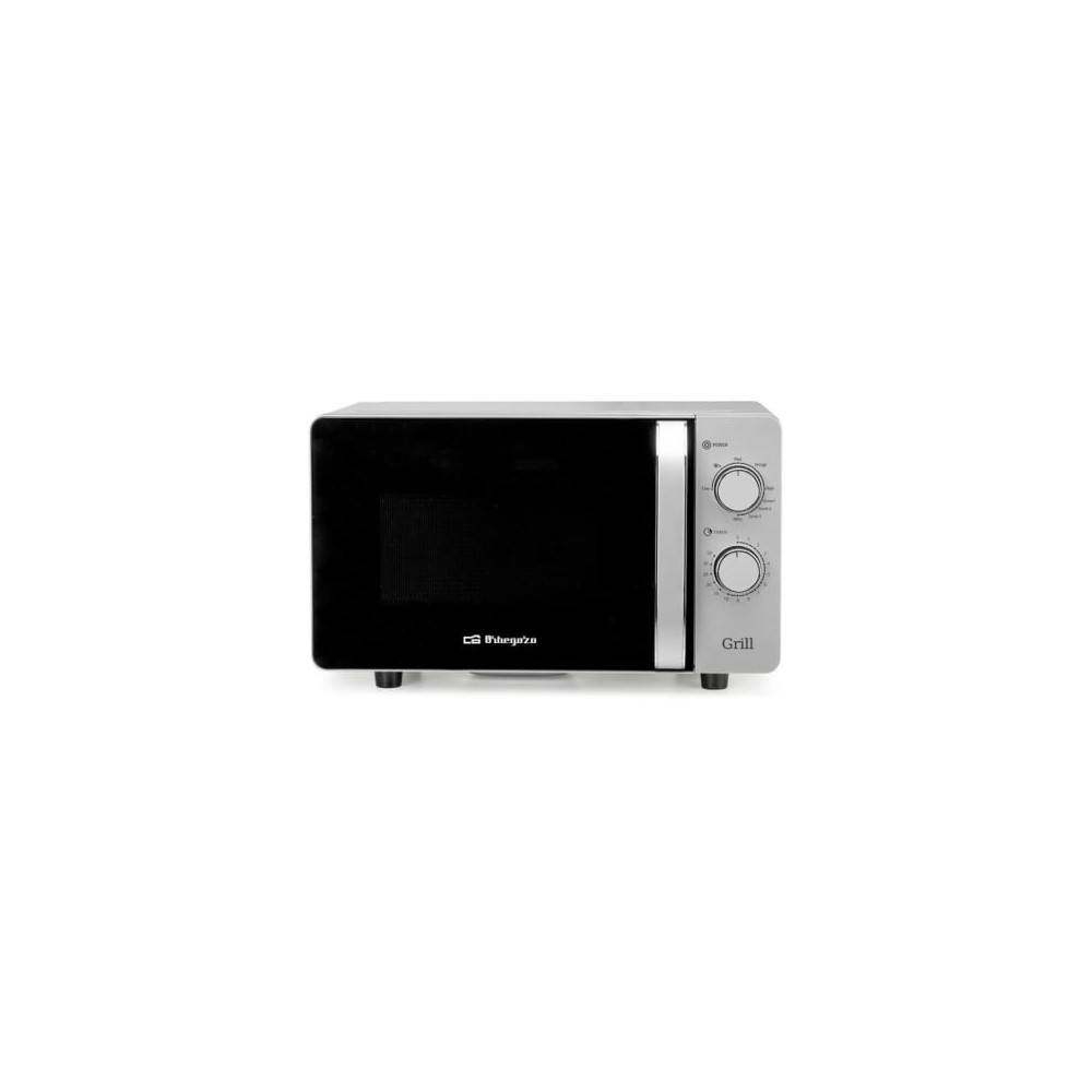 Microondas Orbegozo MIG 2072 CE/ 700W/ Capacidad 20L/ Función Grill/ Gris | Microondas