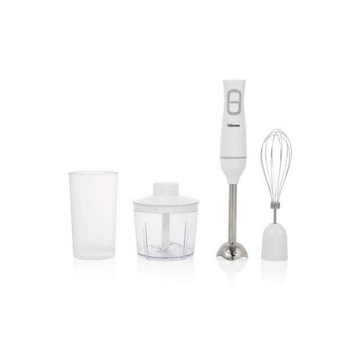 Batidora de mano Tristar MX-4881/ 350W/ Incluye Varillas, Picadora y Vaso Medidor | Batidoras
