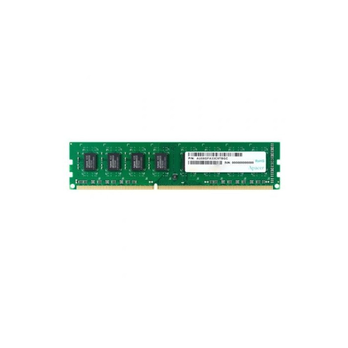 Memoria RAM Apacer DL.08G2K.KAM 8GB/ DDR3/ 1600MHz/ 1.5V/ CL11/ DIMM | Memoria RAM
