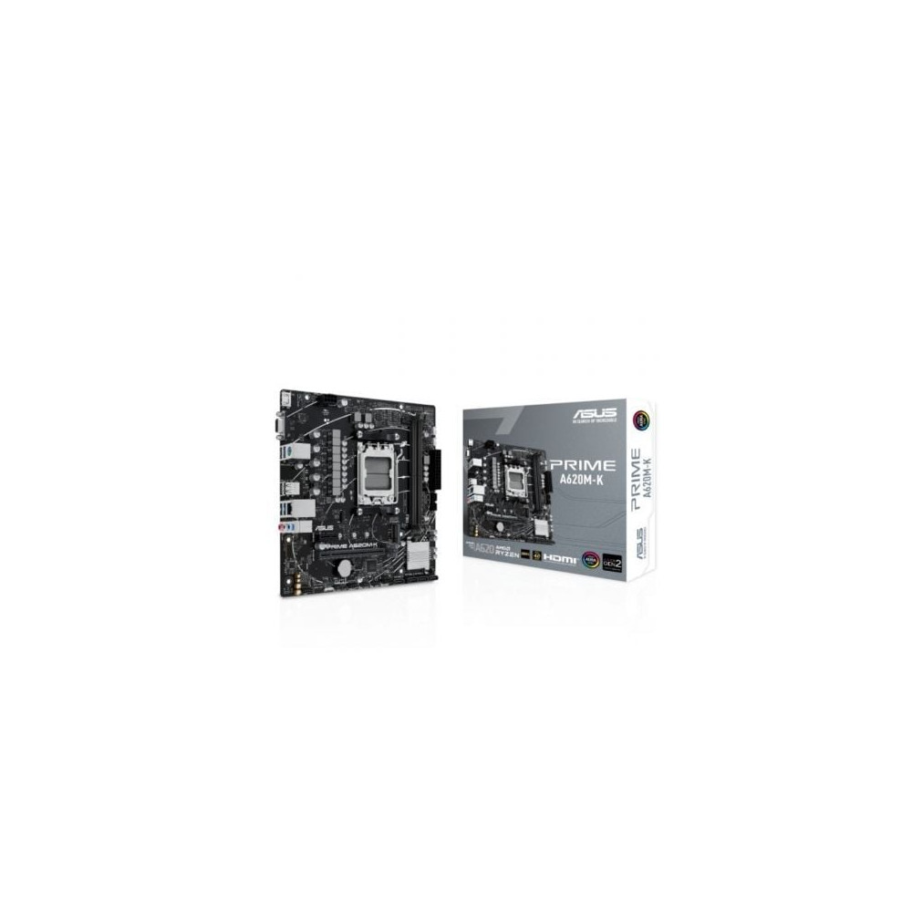 Placa Base Asus Prime A620M-K Socket AM5/ DDR5/ PCIe 4.0/ Micro ATX | Placas