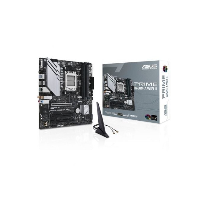 Placa Base Asus Prime B650M-A WIFI II Socket AM5/ DDR5/ PCIe 5.0/ Micro ATX | Placas