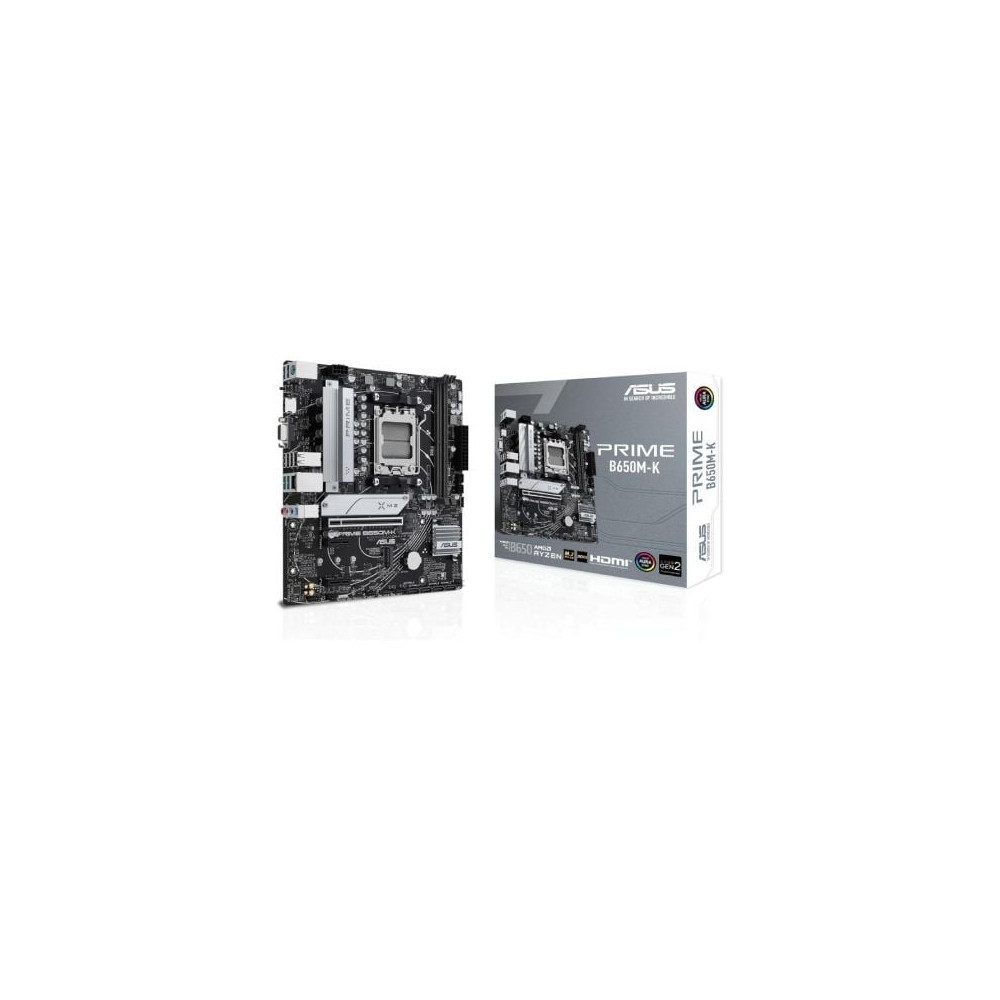 Placa Base Asus Prime B650M-K/ Socket AM5/ DDR5/ PCIe 5.0/ Micro ATX | Placas