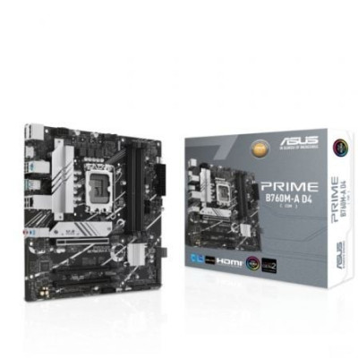 Placa Base Asus Prime B760M-A D4-CSM/ Socket 1700/ DDR4/ PCIe 4.0/ Micro ATX | Placas