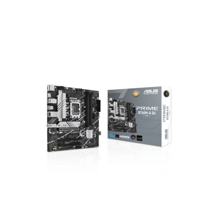 Placa Base Asus Prime B760M-A D4-CSM/ Socket 1700/ DDR4/ PCIe 4.0/ Micro ATX | Placas