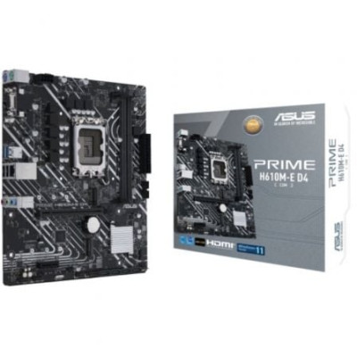 Placa Base Asus Prime H610M-E D4-CSM/ Socket 1700/ DDR4/ PCIe 4.0/ Micro ATX | Placas