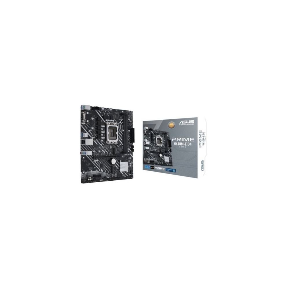 Placa Base Asus Prime H610M-E D4-CSM/ Socket 1700/ DDR4/ PCIe 4.0/ Micro ATX | Placas