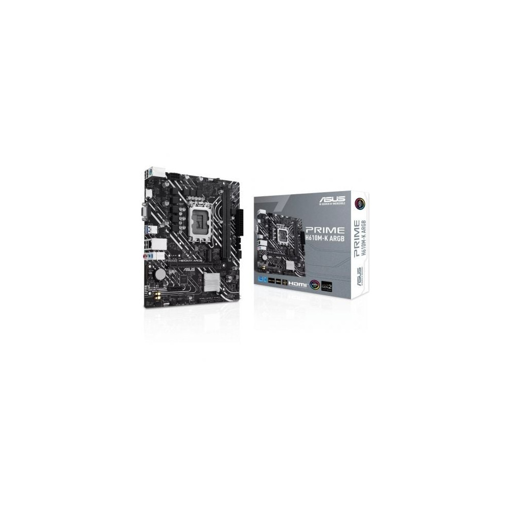 Placa Base Asus Prime H610M-K ARGB Socket 1700/ DDR5/ PCIe 4.0/ Micro ATX | Placas