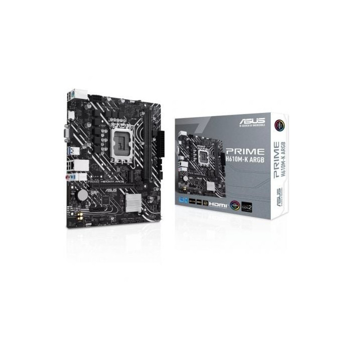 Placa Base Asus Prime H610M-K ARGB Socket 1700/ DDR5/ PCIe 4.0/ Micro ATX | Placas