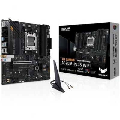 Placa Base Asus TUF GAMING A620M-PLUS WiFi Socket AM5/ DDR5/ PCIe 4.0/ Micro ATX | Placas