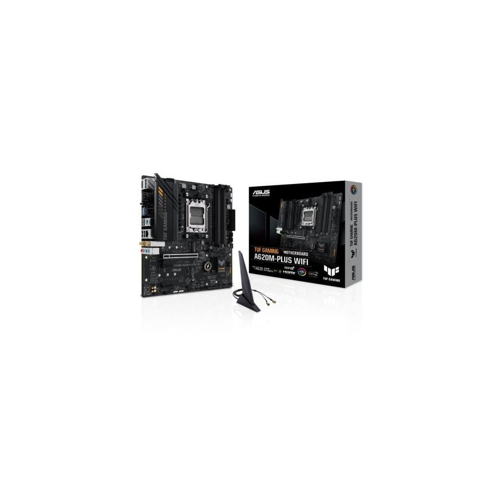 Placa Base Asus TUF GAMING A620M-PLUS WiFi Socket AM5/ DDR5/ PCIe 4.0/ Micro ATX | Placas