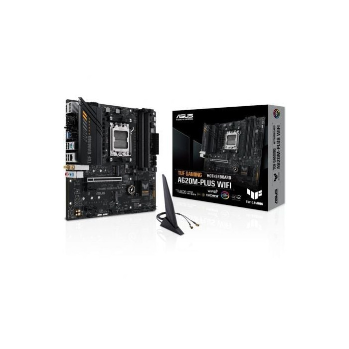 Placa Base Asus TUF GAMING A620M-PLUS WiFi Socket AM5/ DDR5/ PCIe 4.0/ Micro ATX | Placas